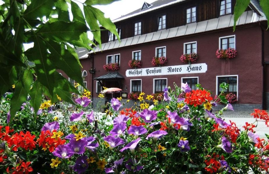 Gasthof-Pension Rotes Haus Oberwiesenthal Exterior foto